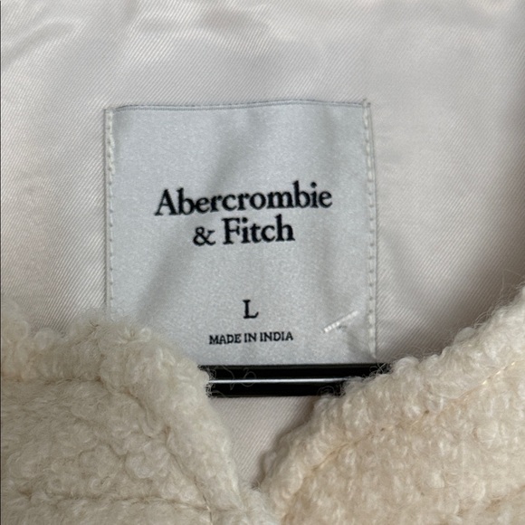 Abercrombie & Fitch Cream Bomber Jacket - Picture 2 of 6